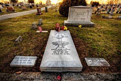 Marie Rose Ferron Grave by Frank Grace