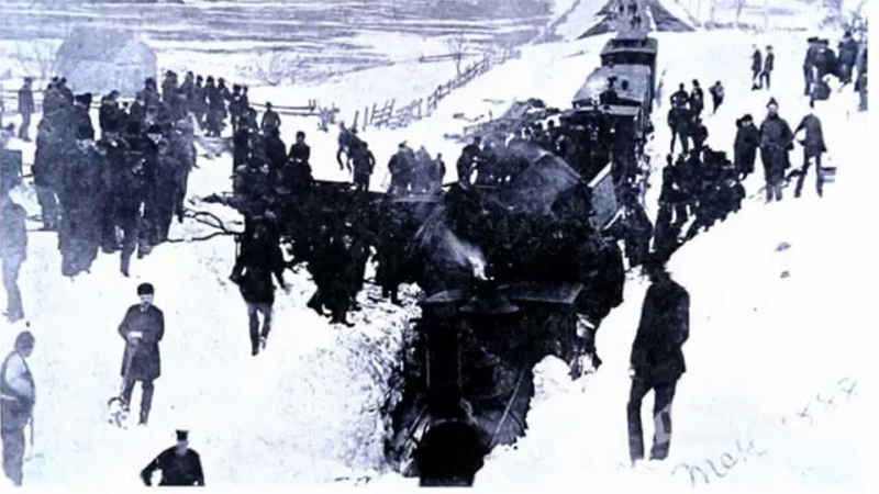 The Blizzard of 1888 - Massachusetts