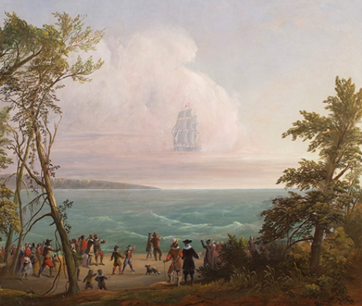 Vision of the Phantom Ship by Jesse Talbot, 1850