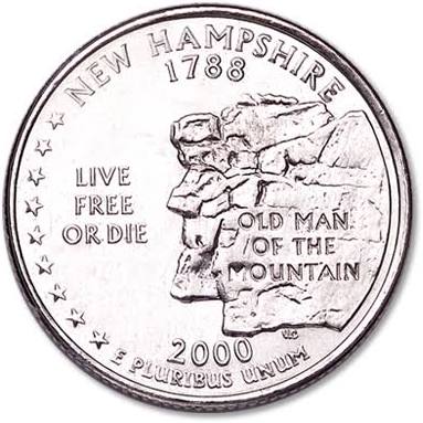 2000 New Hampshire Quarter