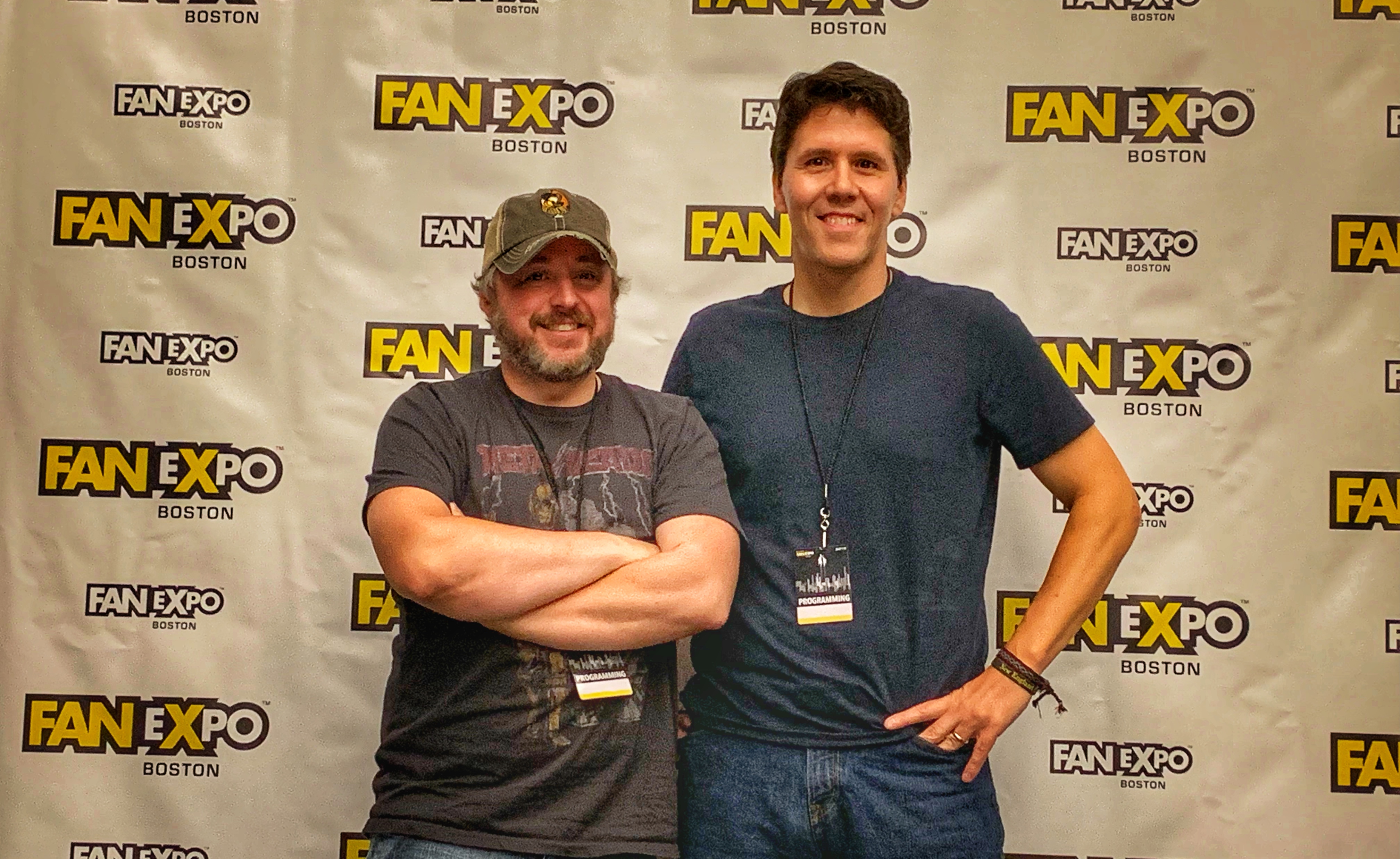Ray Auger and Jeff Belanger speak at Boston's FanExpo 2019.