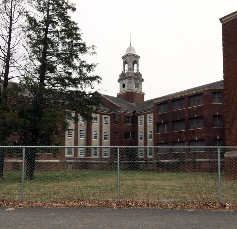 The remains of Fairfield Hills Hospital today.