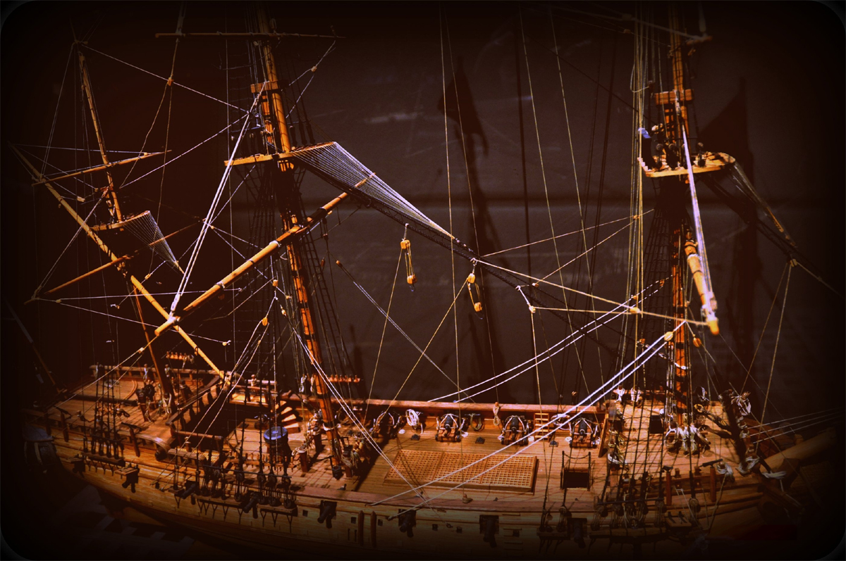 Black Bellamy's pirate ship the Whydah Galley.