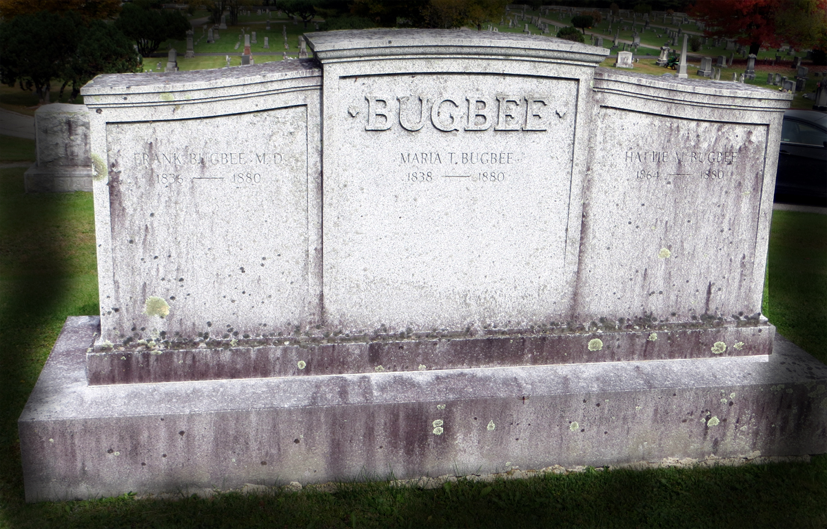 The Bugbee Family Grave, Summer Street Cemetery, Lancaster, New Hampshire.