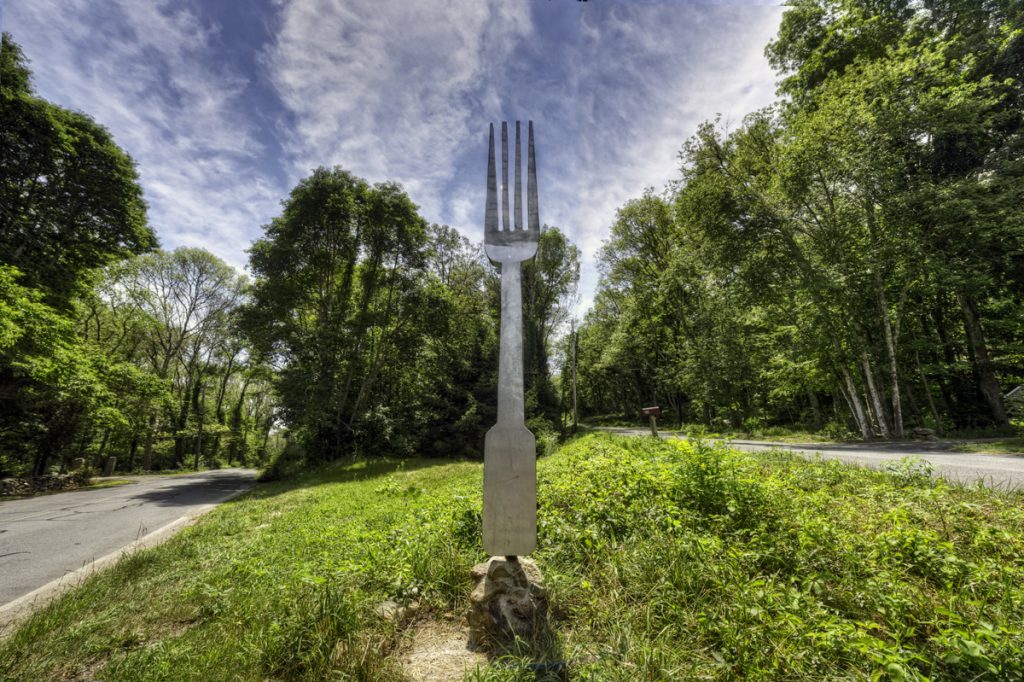 Westport's Fork in the Road. Photo by Frank Grace.