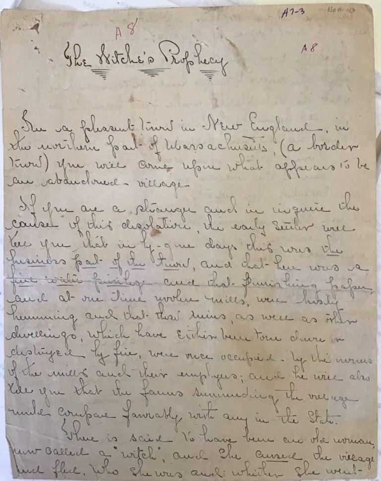 Podcast 199 The Witch of Pepperell New England Legends