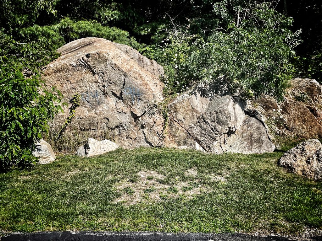 Treasure Rock in Glastonbury, Connecticut. Photo by Stephanie Reitz.