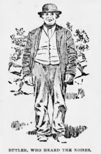 A sketch of George Butler from the August 30, 1891 Boston Globe.