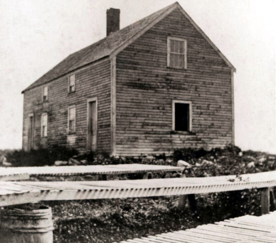 The Hontvet House on Smuttynose Island in Maine.