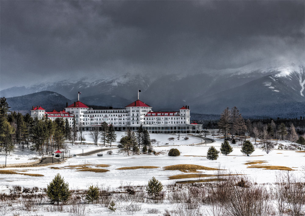 The Mt. Washington Hotel in Bretton Woods, New Hampshire. Photo by Frank Grace.