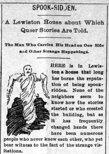 A clip from the December 22, 1894, Sun-Journal newspaper in Lewiston, Maine.