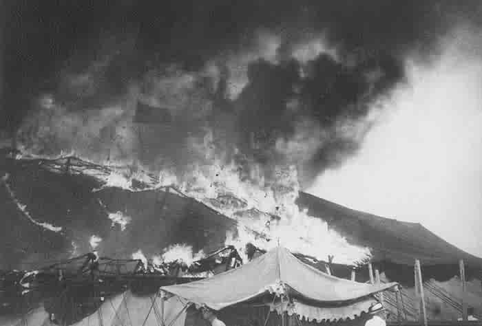 The July 6, 1944 Hartford, Connecticut, circus fire.