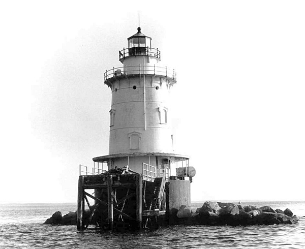 Conimicut Lighthouse in Warwick, Rhode Island.
