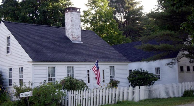 The house in Hebron, New Hampshire, where Aleister Crowley spent the summer of 1916.
