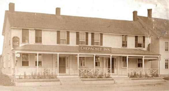 Historic photo of when the Tavern on Main was the Chepachet Inn.