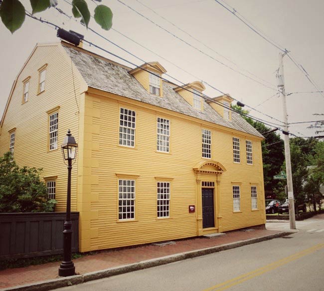 The historic Chase House in Portsmouth, New Hampshire.