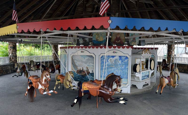 The Flying Horses Carousel in Watch Hill, Rhode Island.