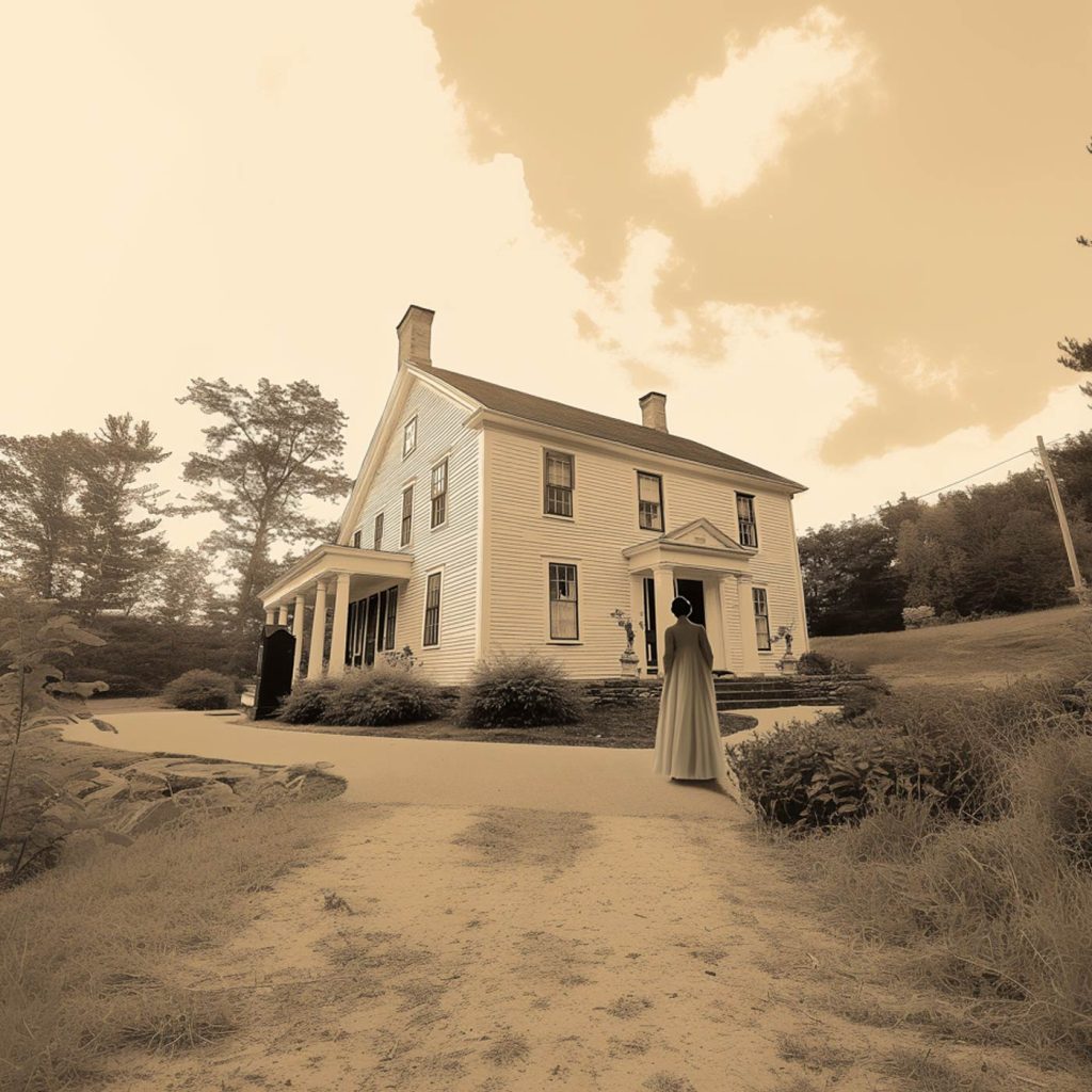 The Haunted Three Chimneys Inn in Durham, New Hampshire.