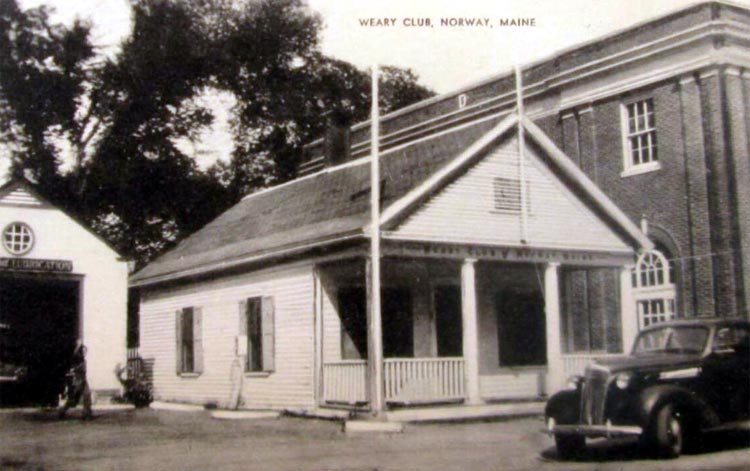 The Weary Club of Norway, Maine, circa 1953.