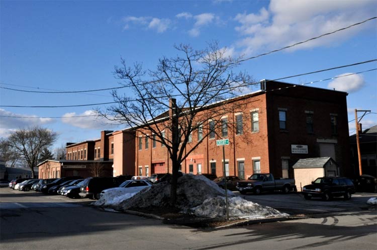 The former New Hampshire State Prison Warehouse at 2 1⁄2 Beacon Street, in Concord, New Hampshire.