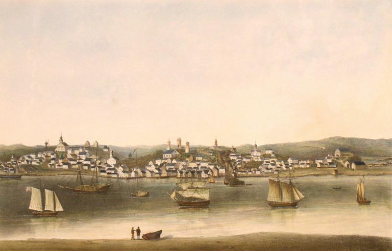 Plymouth Harbor circa 1851 - by Timothy Barry