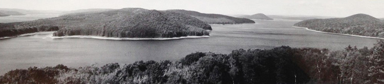 The lost town of Enfield, Massachusetts, circa 1987.