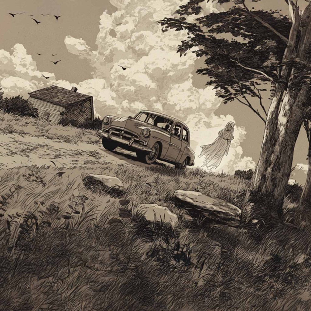 The Ghost of Gravity Hill in Sterling, Connecticut