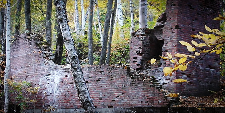 The ruins of Livermore, New Hampshire, today.