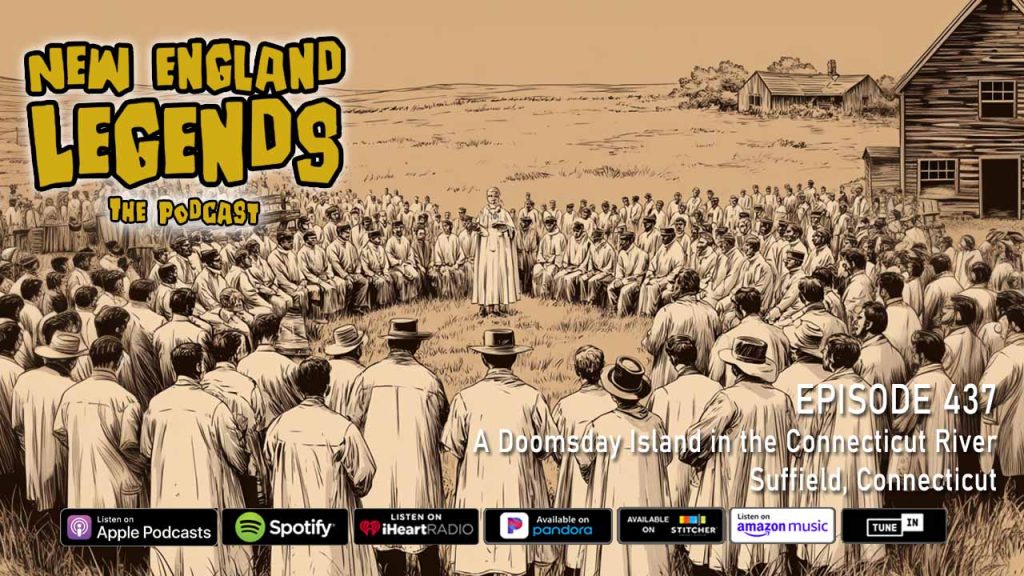 A Doomsday Island in the Connecticut River in Suffield, Connecticut.