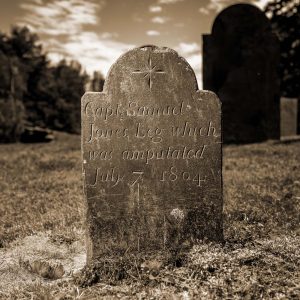 Captain Jones’s Grave has a Leg Up in Washington, New Hampshire.