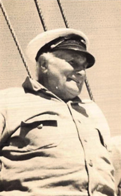 Captain Parker Hall, former owner of the schooner "Robert P. King."